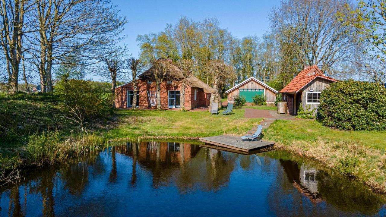 Reetdach Ostfriesenhaus Villa Sudbrookmerland ภายนอก รูปภาพ