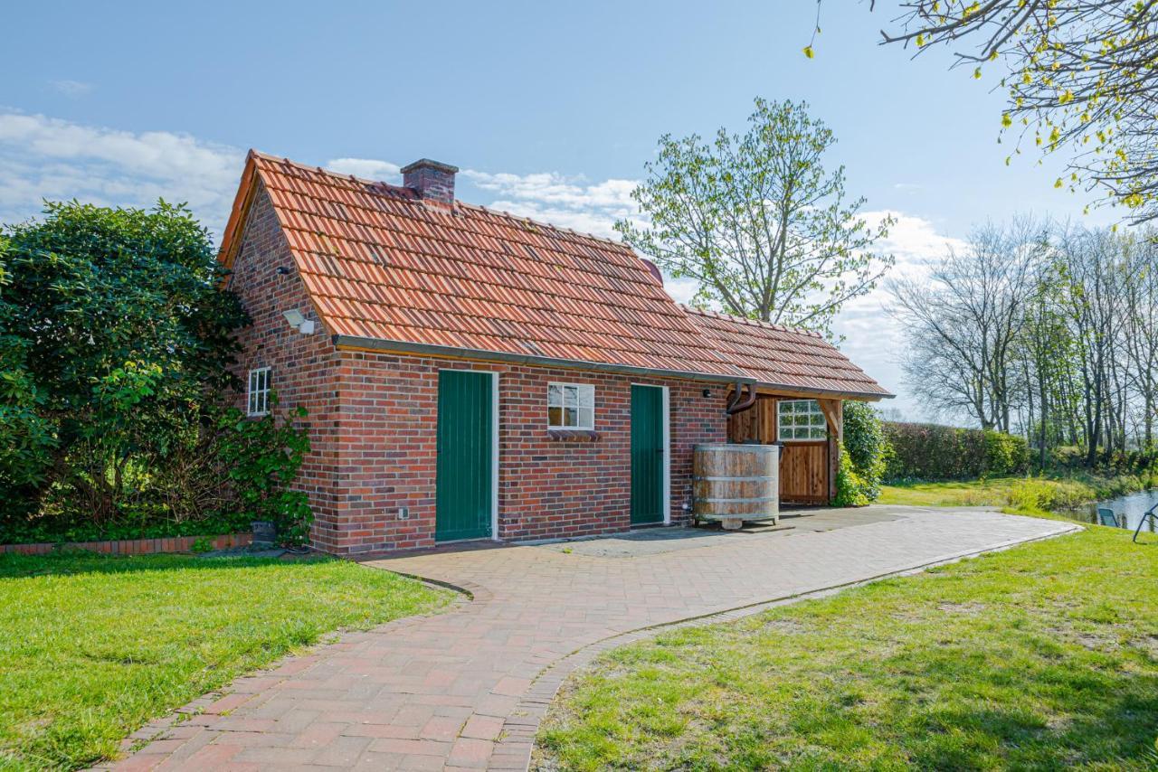 Reetdach Ostfriesenhaus Villa Sudbrookmerland ภายนอก รูปภาพ
